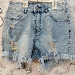 SHORT JEAN DAMA AZÚL