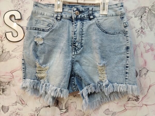 SHORT JEAN DAMA AZÚL